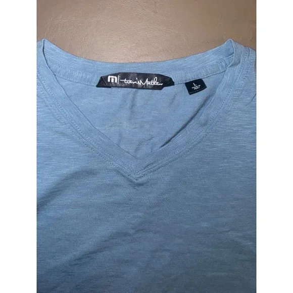 Travis Matthew blue‎ men’s short sleeve, T-shirt, size large - Picture 4 of 6
